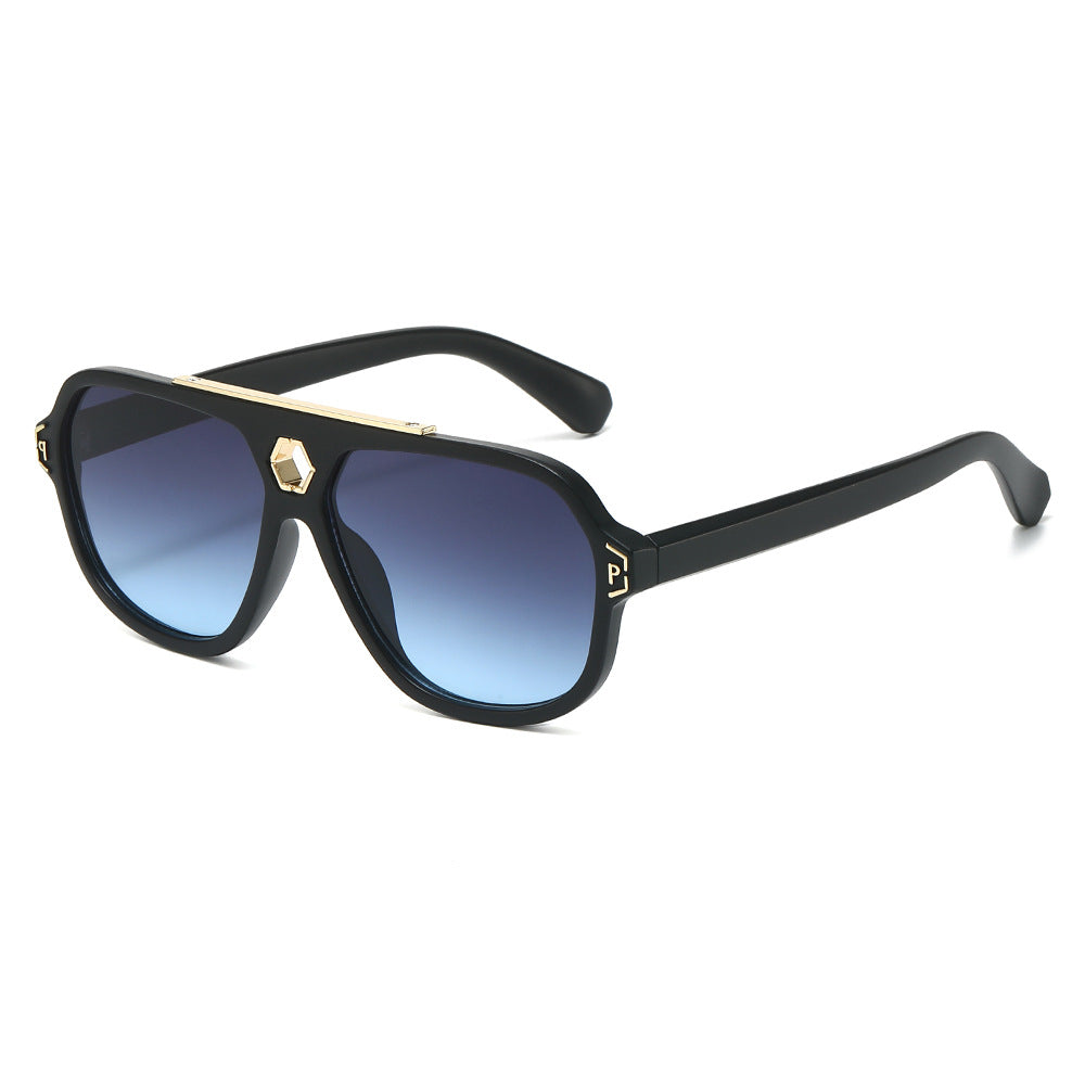Statement Geometric Shield Sunglasses Kalsten