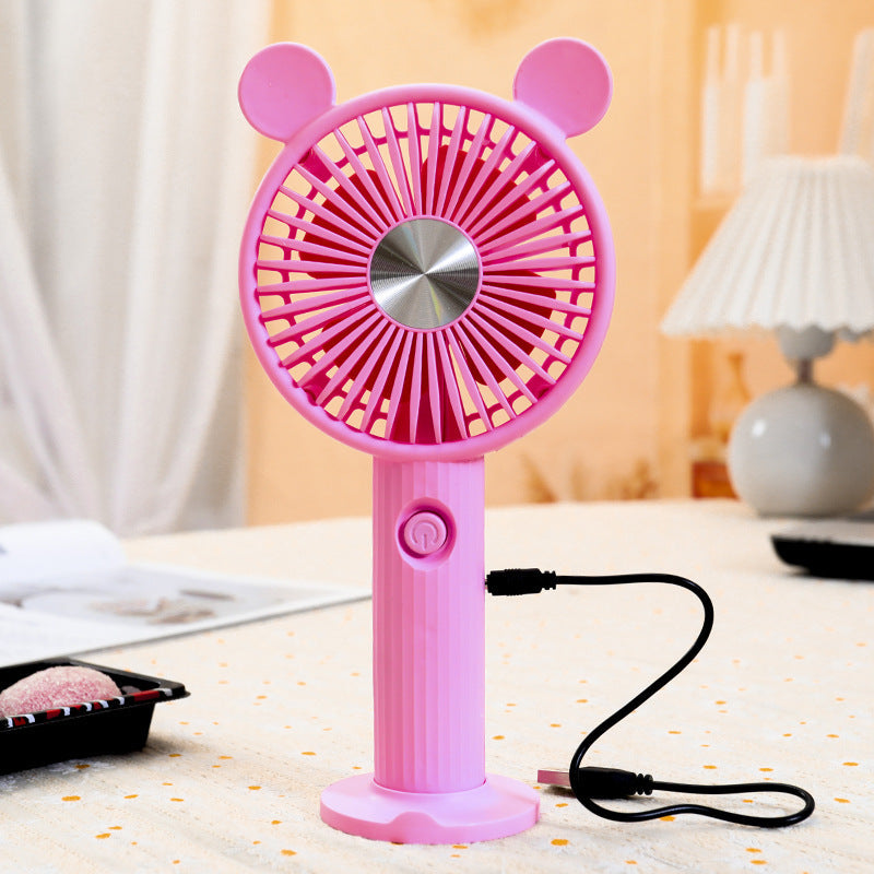 Women's Portable Mini Fan with Animal Ears Kalsten
