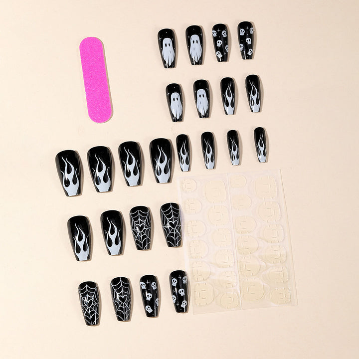 Halloween-Themed Acrylic Nail Set Kalsten