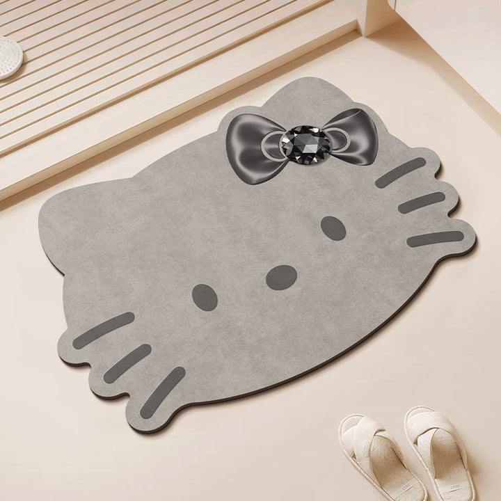 Cat-Shaped Bath Mat