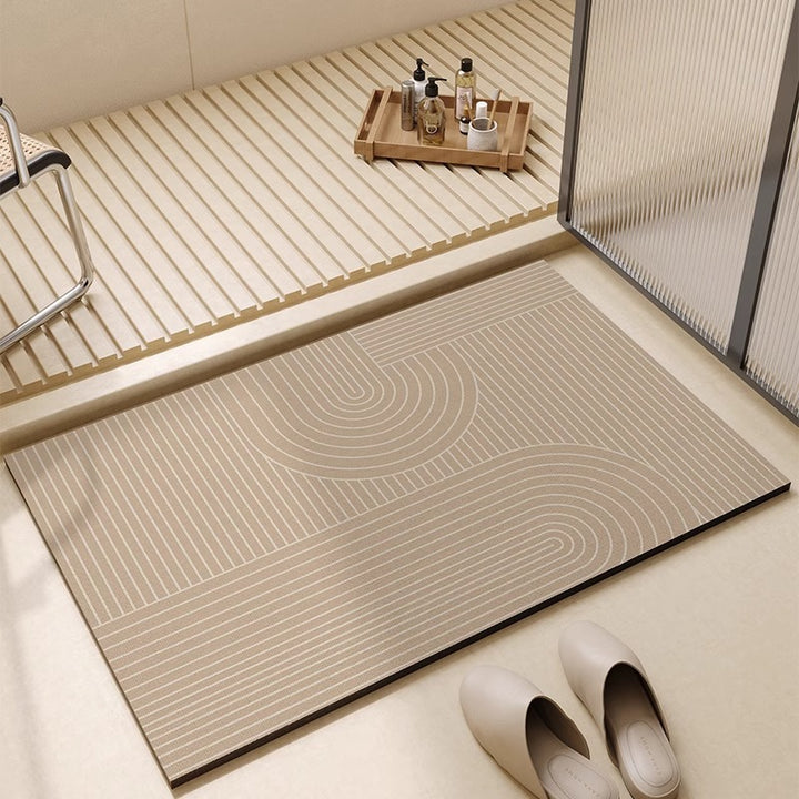 Geometric Design Bath Rug Kalsten