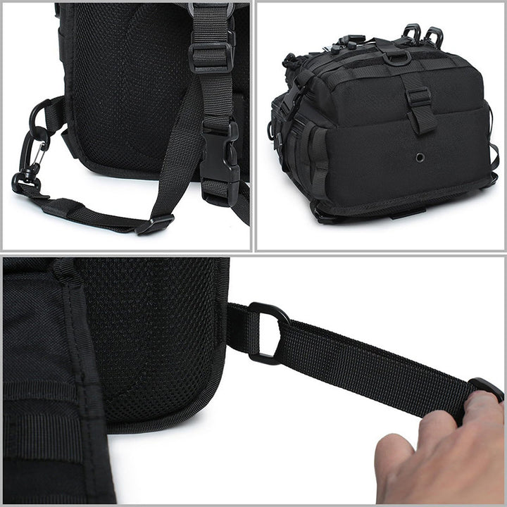 Tactical Sling Backpack with Multiple Compartments and Adjustable Carry Strap Kalsten