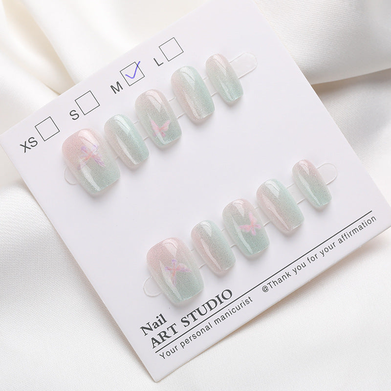 Shimmering Dragonfly Design Press-On Nails Kalsten