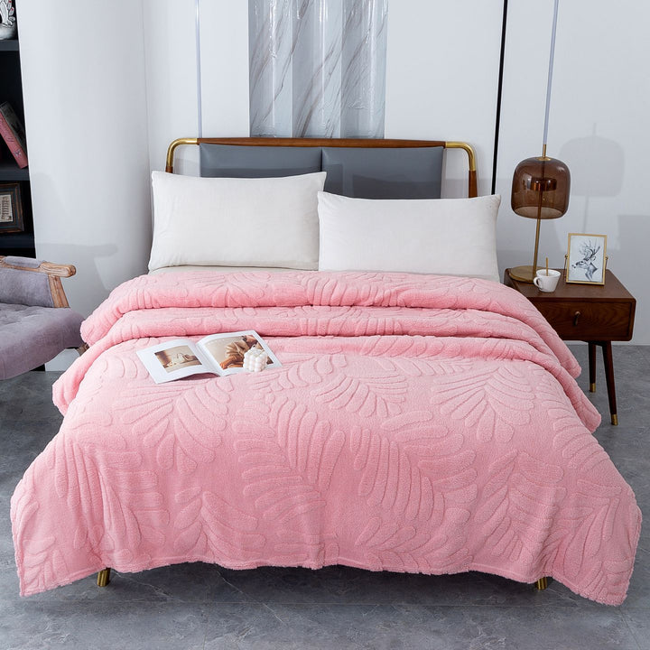 Soft Textured Plush Blanket
