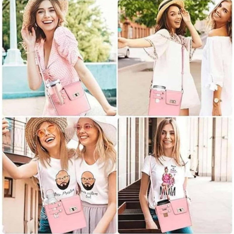 Insulated Beverage Holder Satchel