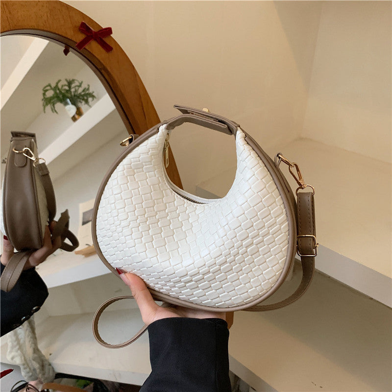 Textured Woven Crossbody Bag Kalsten