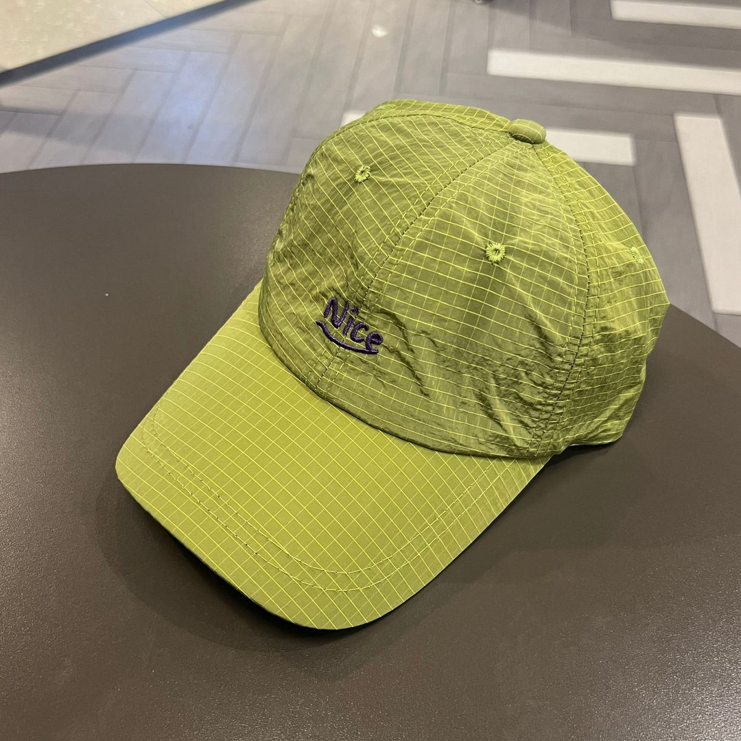 Lightweight Grid Pattern Baseball Cap
