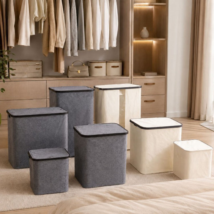 Multifunctional storage box with removable lid and carrying handles Kalsten