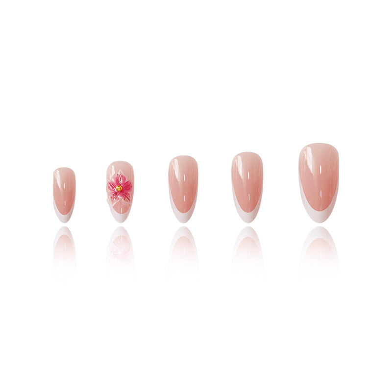 Elegant Floral Design Press-On Nail Extensions Kalsten