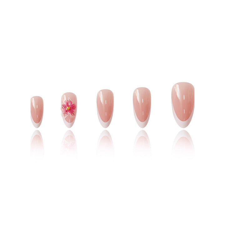 Elegant Floral Design Press-On Nail Extensions Kalsten