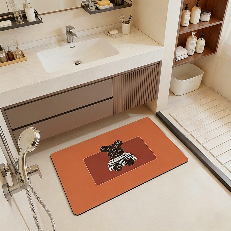 Cute Cartoon-Themed Bath Mat Kalsten