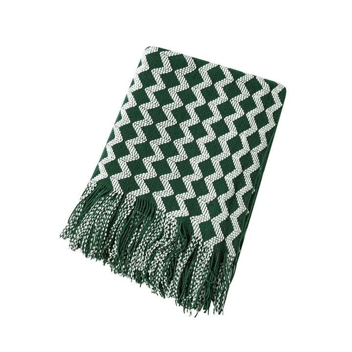Cozy Textured Throw Blanket Kalsten