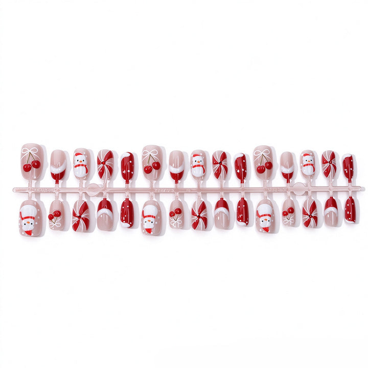 Christmas Themed Press-On Nails Kalsten