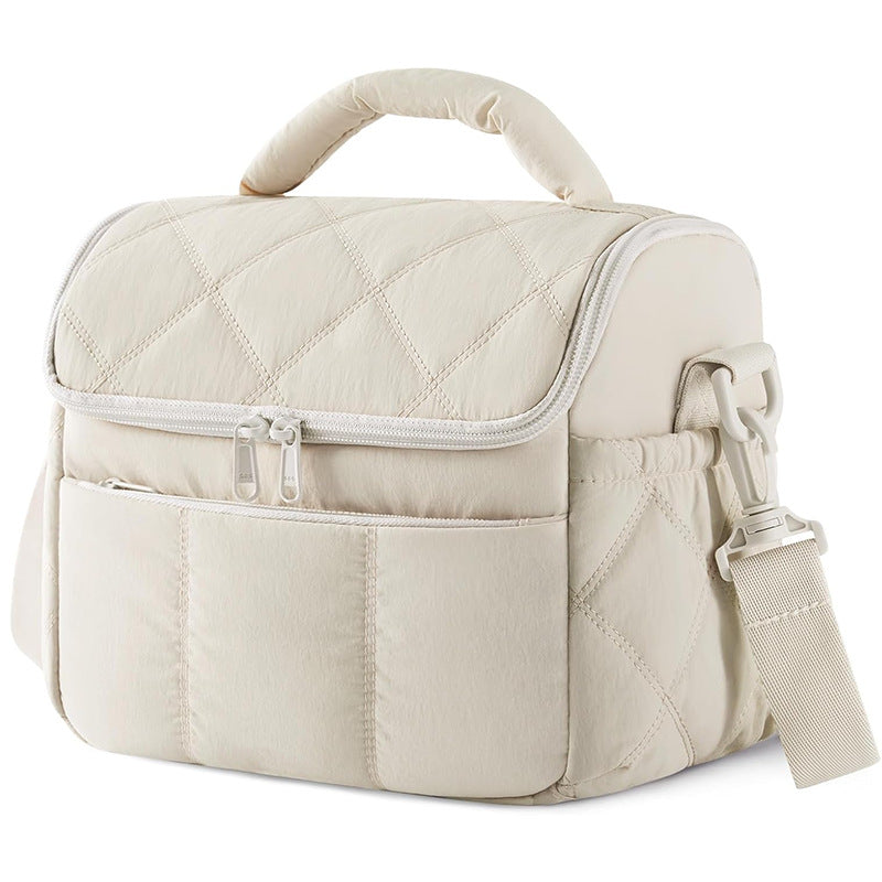 Quilted Insulated Lunch Bag