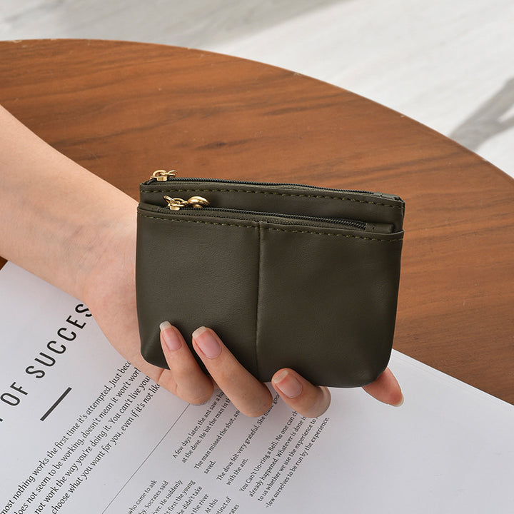 Compact Zippered Storage Coin Pouch Kalsten