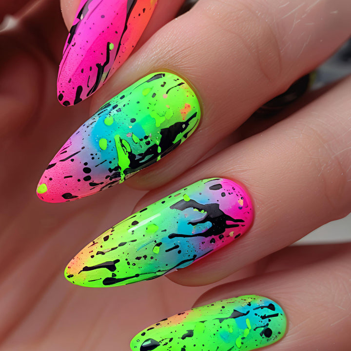 Creative Neon Nail Art Kalsten