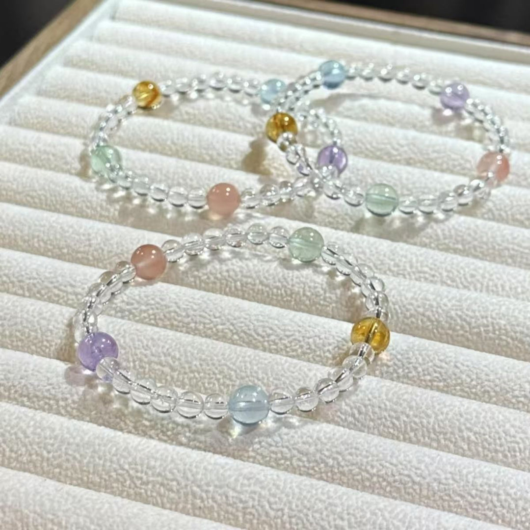 Adjustable Gemstone Stretch Bracelet Kalsten