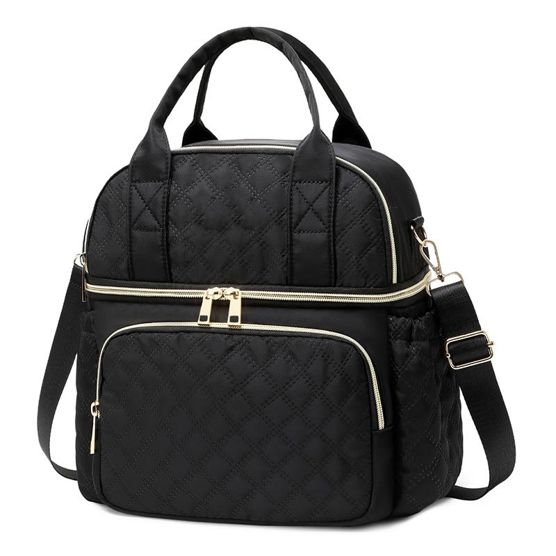 Elegant and Spacious Quilted Shoulder Bag Kalsten