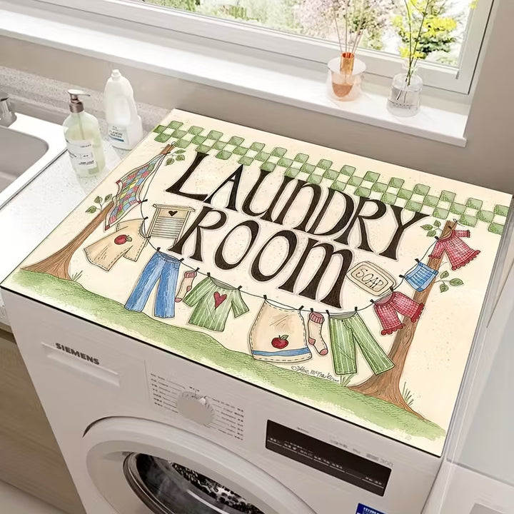 Cute Cartoon Sheep-Patterned Kitchen Mat