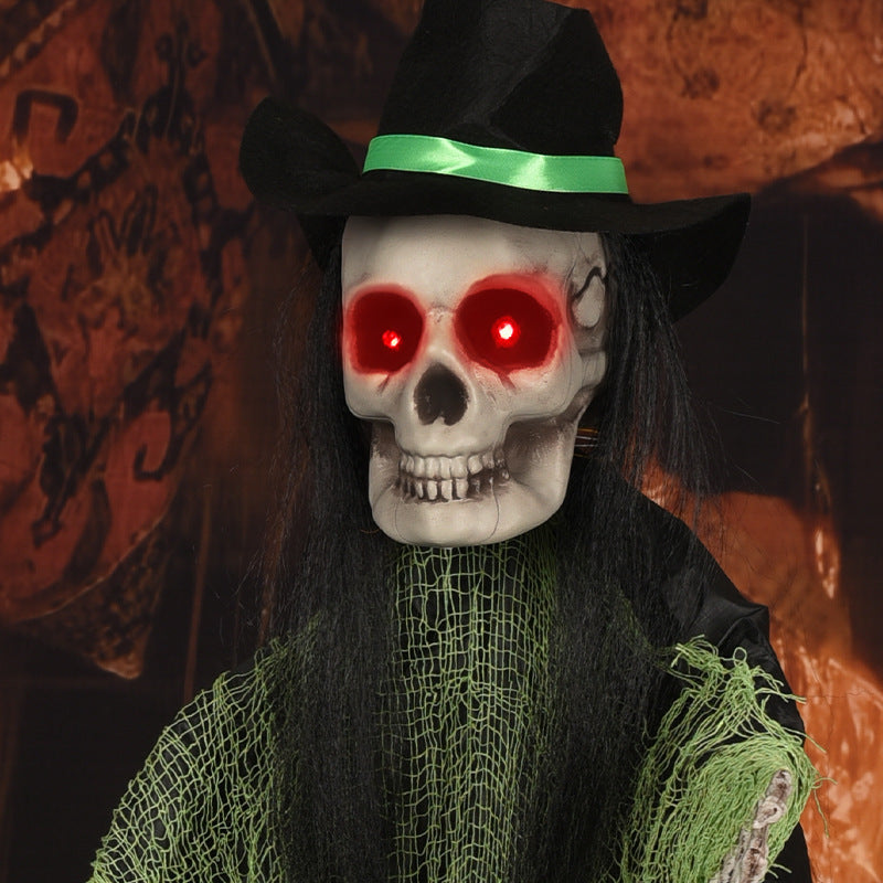 Animated Witch Skeleton Decoration Kalsten