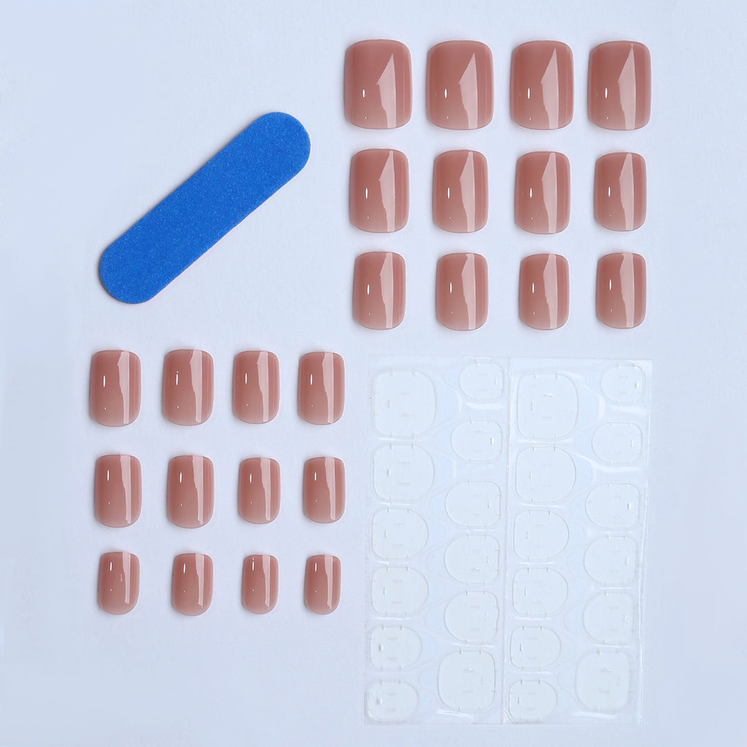 Elegant artificial nails with glossy finish Kalsten
