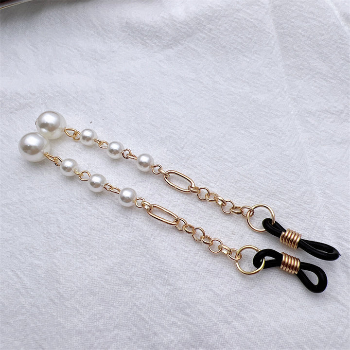 Elegant Pearl-Linked Eyewear Chain Kalsten