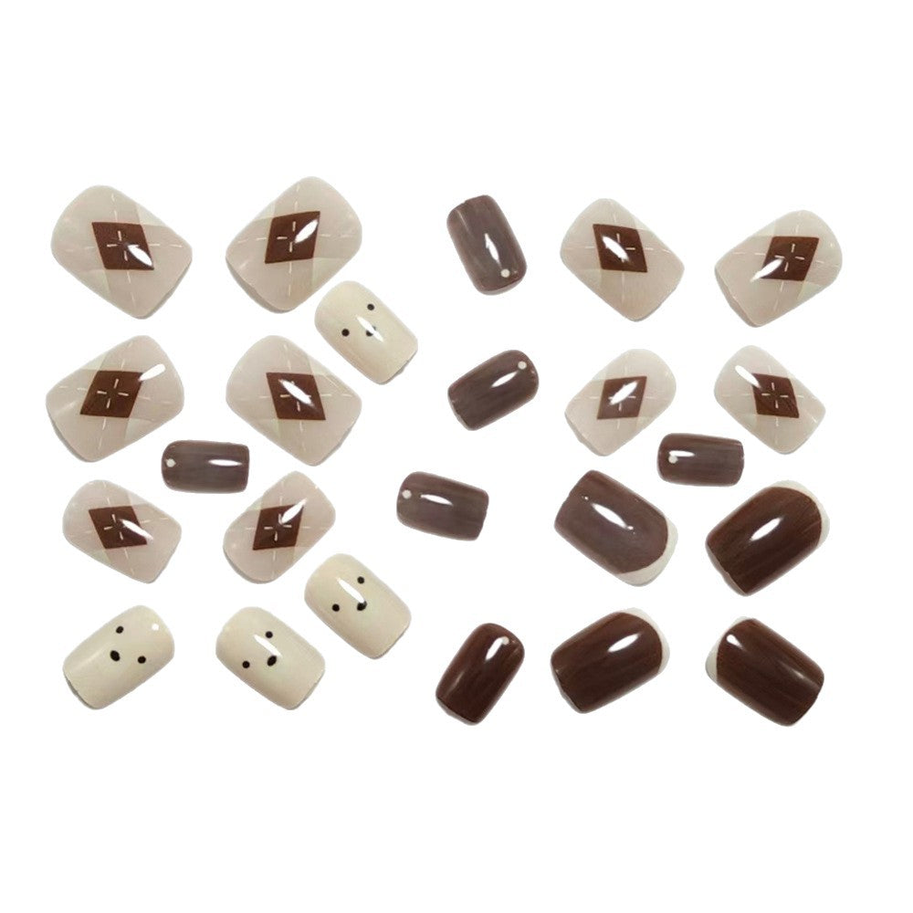 Artificial nail set with cute animal designs Kalsten