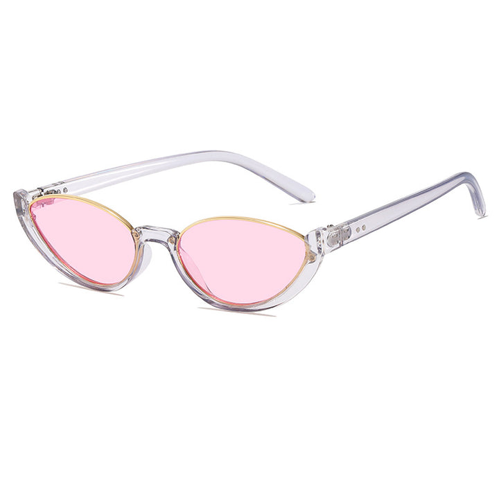 Retro-Inspired Clear Frame Cat Eye Sunglasses Kalsten