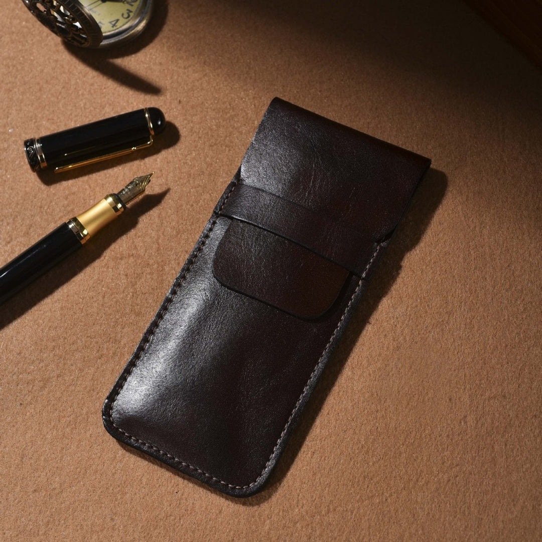 Premium Leather Pen Case
