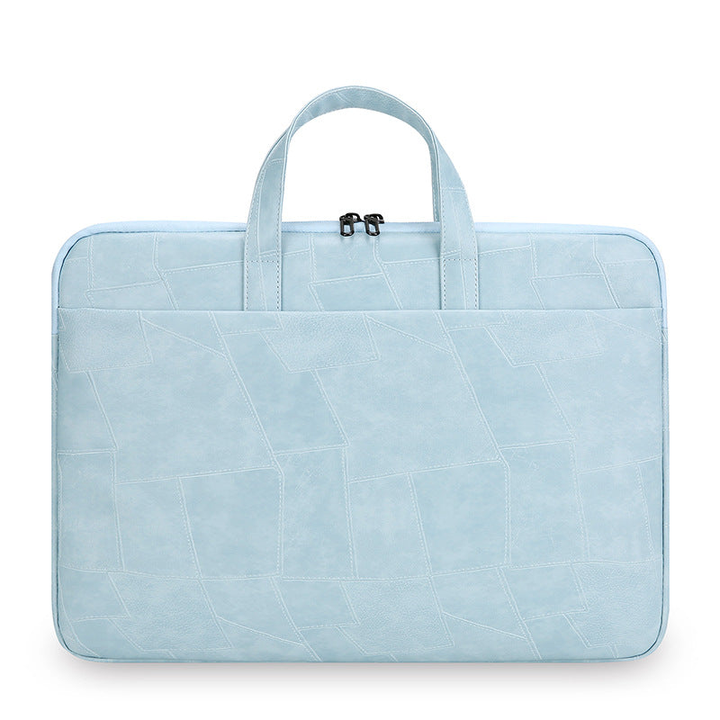 Premium Patchwork Leather Laptop Bag Kalsten