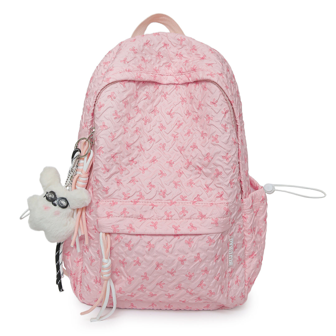 Quilted Floral Print Backpack Kalsten