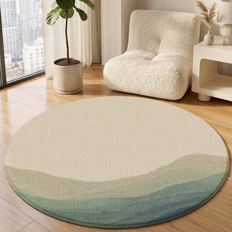 Round Textured Area Rug Kalsten