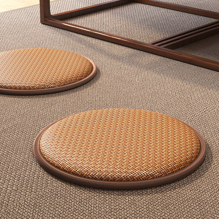 Round Textured Cushioned Floor Mat Kalsten