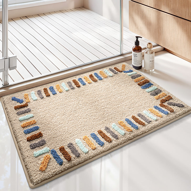 Luxurious Textured Bath Mat for Bathroom Home Decor