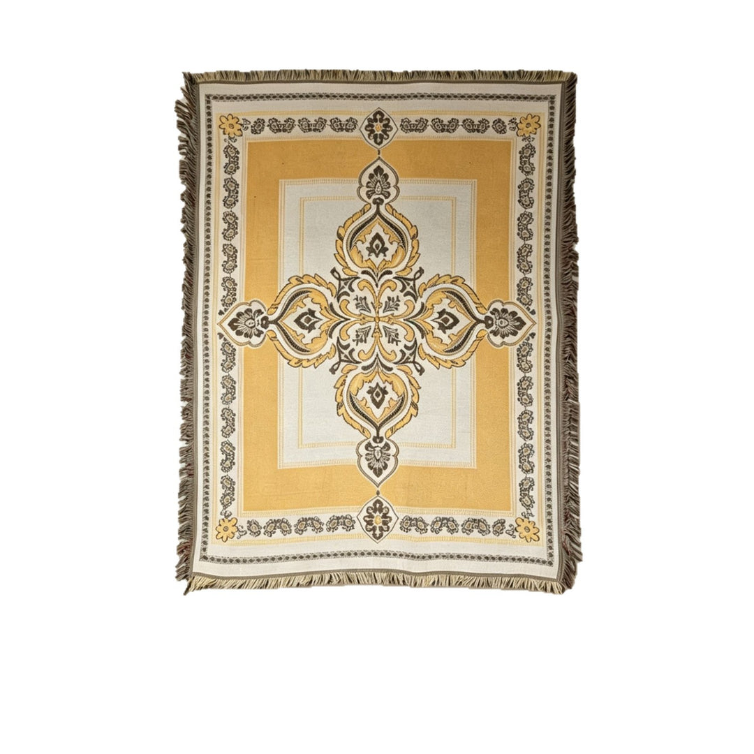 Artistic Frog-Themed Tapestry Throw