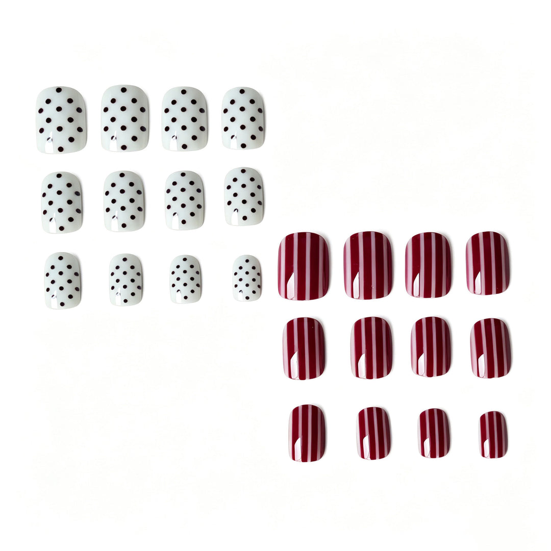 Artistic Multi-Patterned Nail Art Set