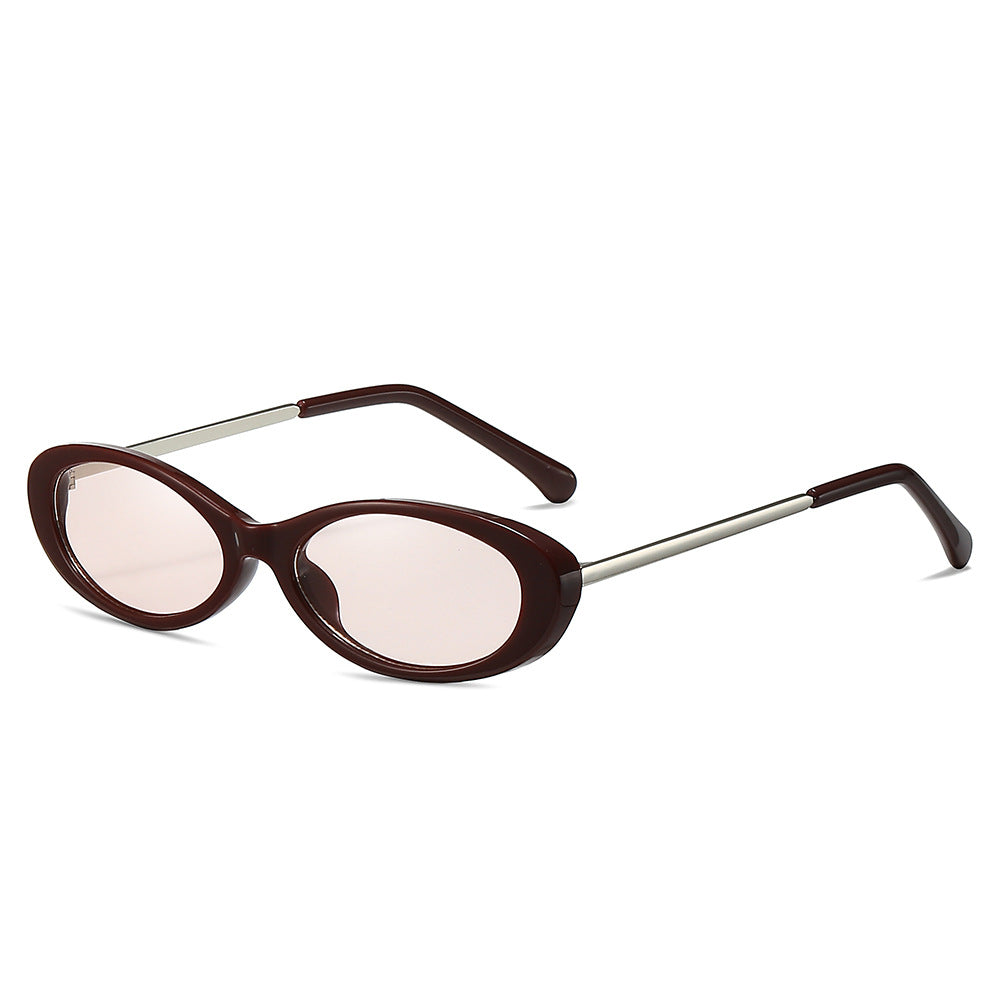 Retro-Inspired Oval Frame Sunglasses Kalsten