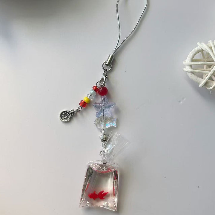 Decorative Goldfish Charm Phone Lanyard Kalsten