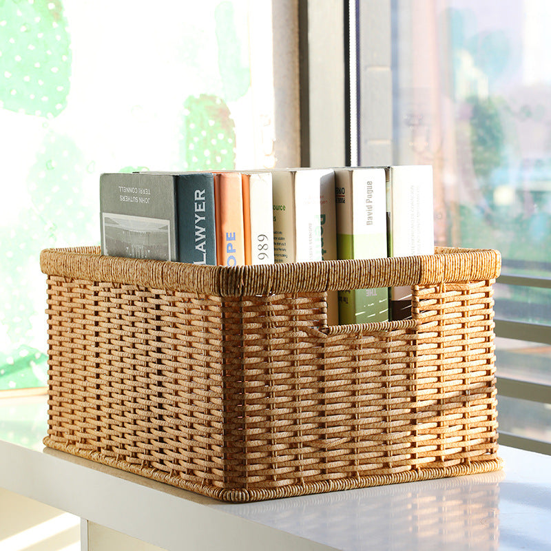 Unisex Practical Storage Basket with Open Handles Kalsten