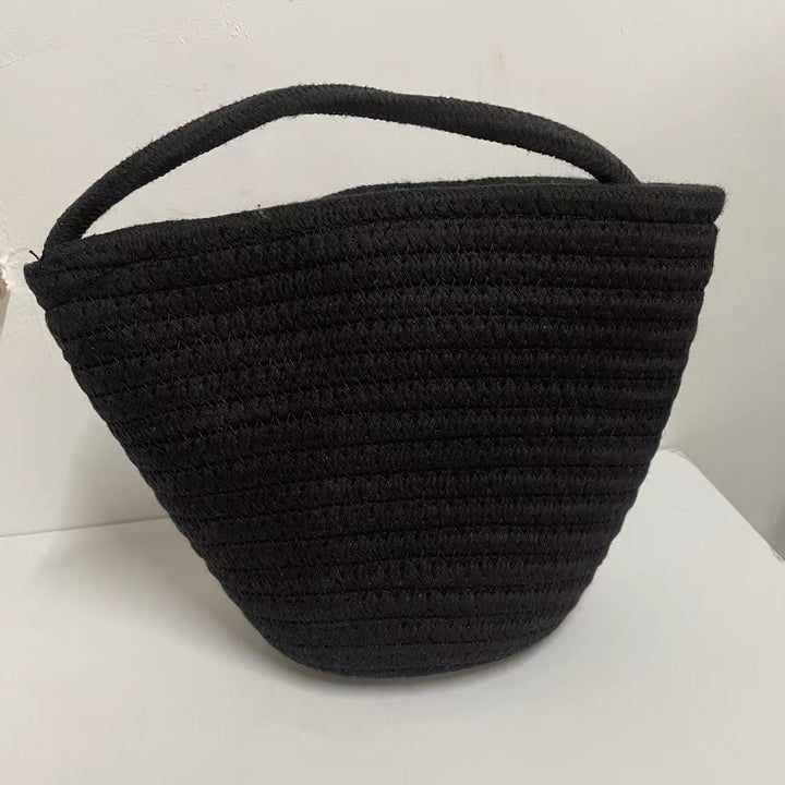 Hand-knotted handbag with stylish textile mix Kalsten
