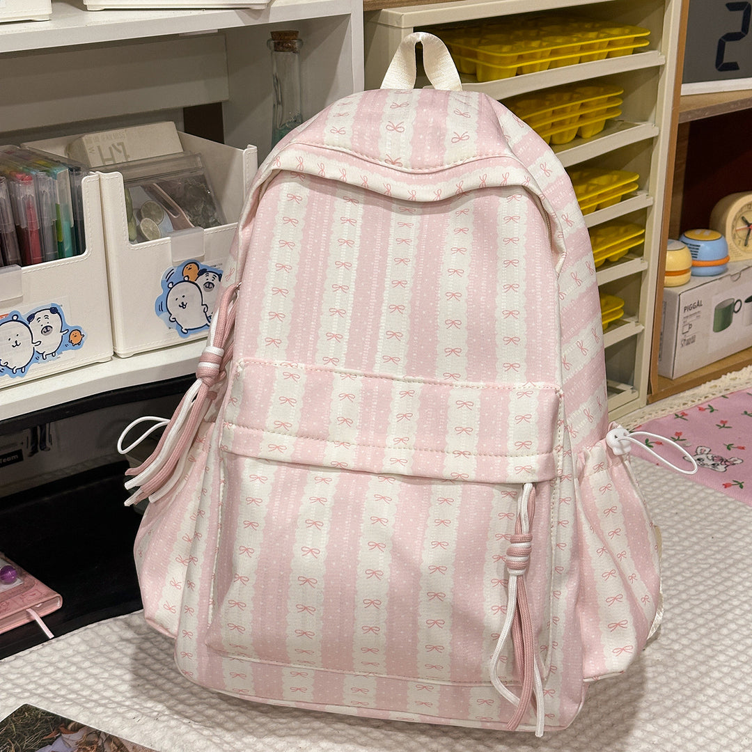Playful Patterned School Backpack Kalsten