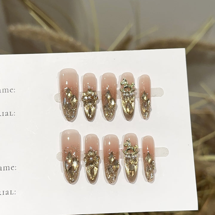 Luxury Decorative Press-On Nail Set