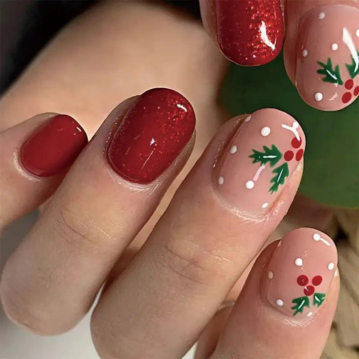 Artistic Winter-Themed Nail Art Kalsten