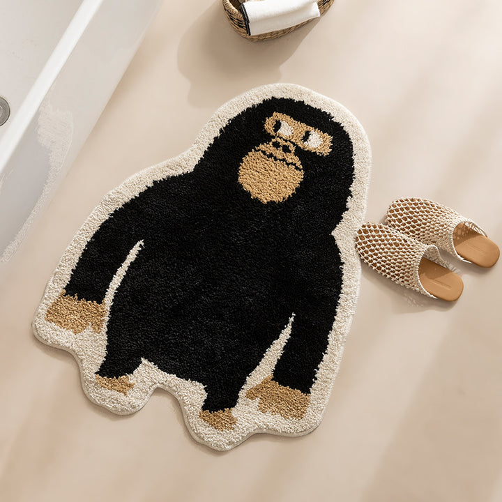 Gorilla-shaped bath mat with non-slip bottom Kalsten