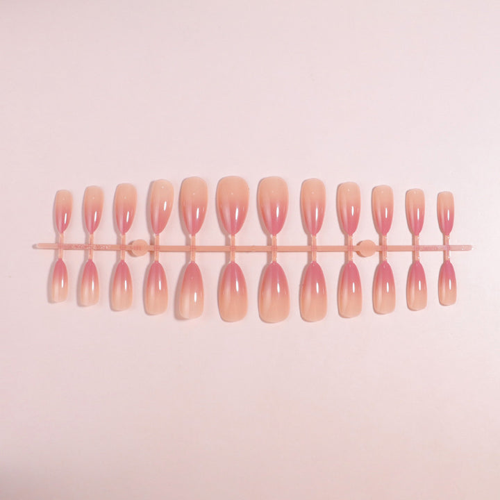 Premium Glossy Ombre Stiletto Press-On Nail Tips Kalsten