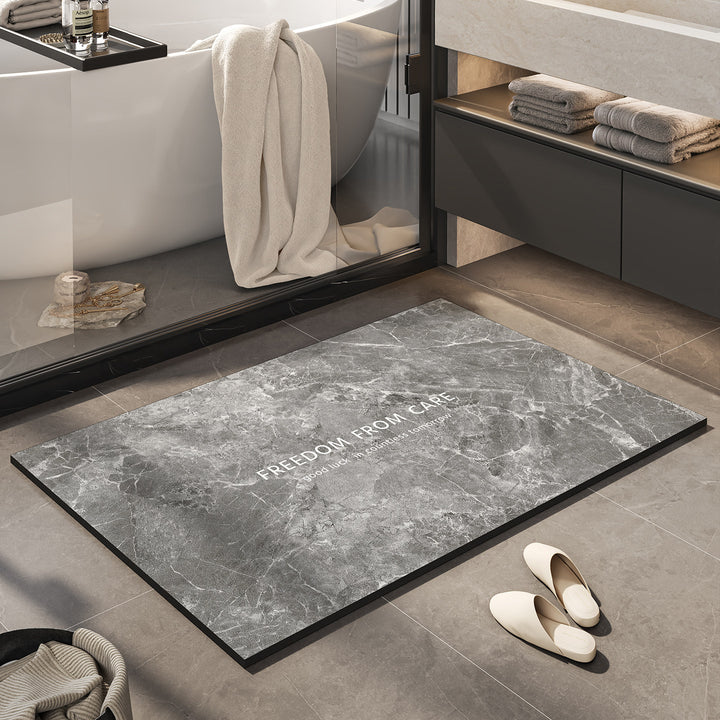 Inspirational Marble Bath Mat Kalsten