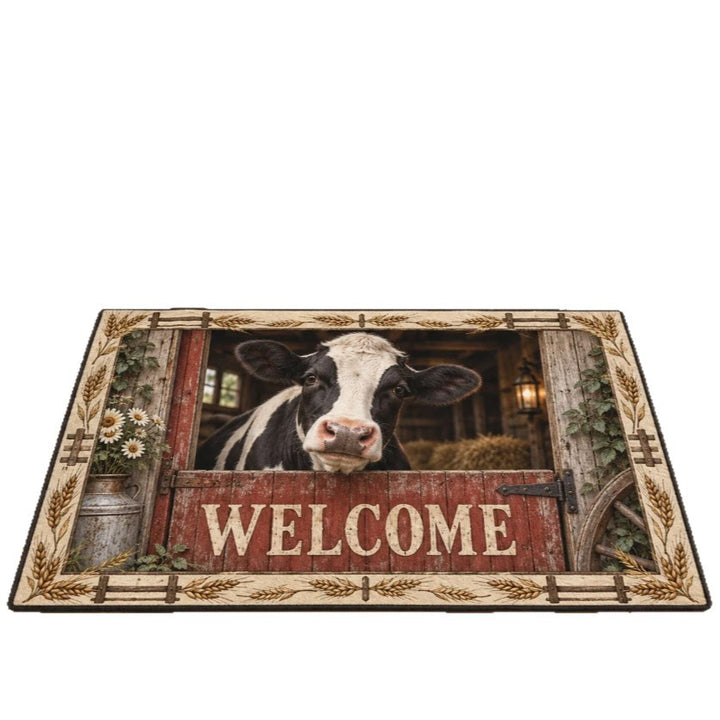Floral Welcoming Door Mat Kalsten