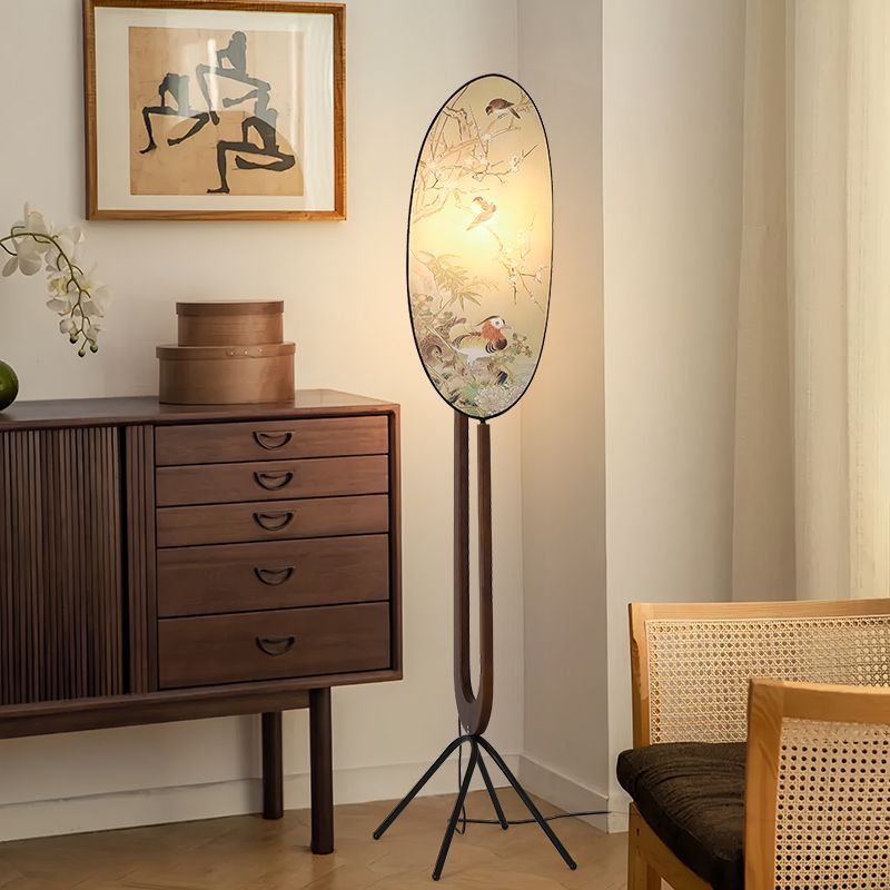 Artistic Tripod Floor Lamp