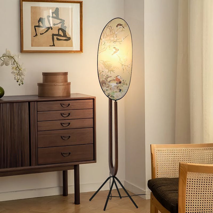 Artistic Tripod Floor Lamp