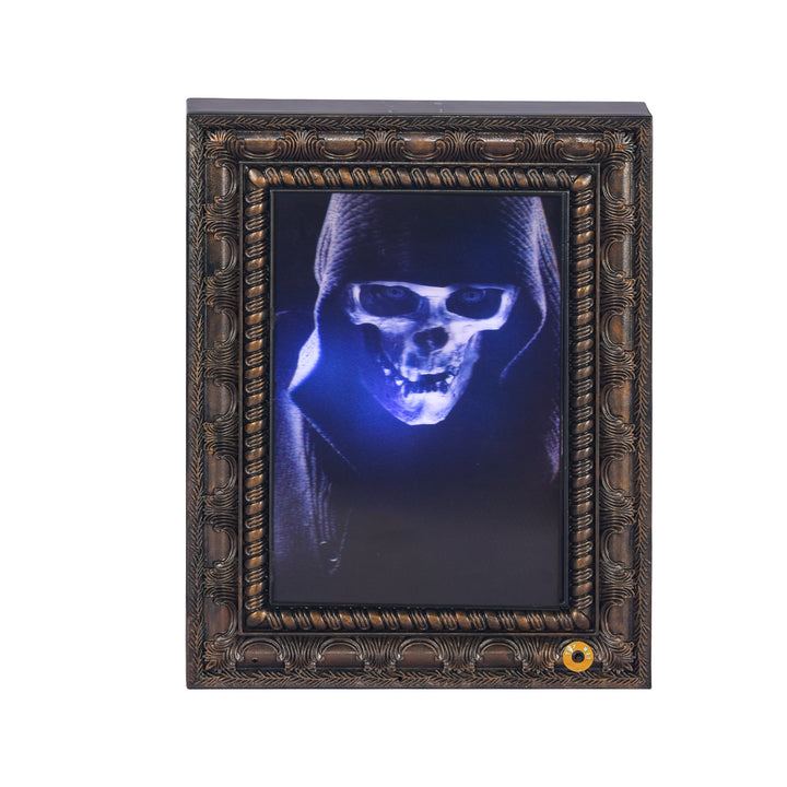 Animated Flaming Skull Wall Art Kalsten